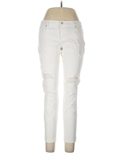 Pre-owned Guess Jeans In Ivory