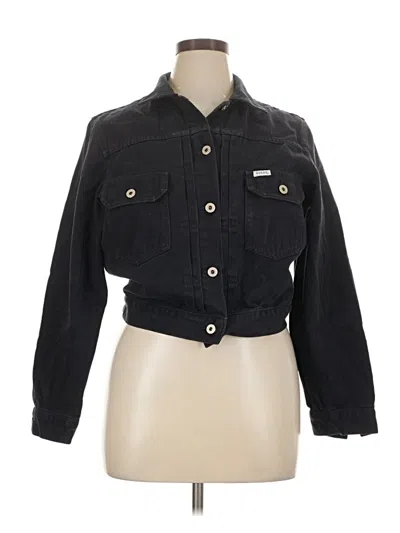 Pre-owned Guess Jeans Jacket In Black