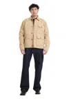 Guess Jeans Jacket Man  In Beige