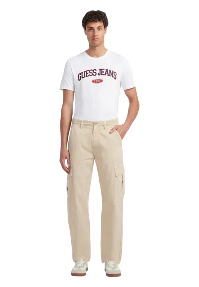 Guess Jeans Jeans Cargo Man  In Brown