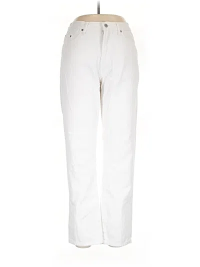 Pre-owned Guess Jeans Jeans In White