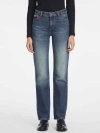 Guess Jeans Jeans Woman  G08 Mid Rise Straight - W4ya98 D5fc1 Gjew In Blue