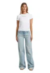 Guess Jeans Jeans Woman  Wide Leg In Black
