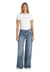 Guess Jeans Jeans Woman  Wide Leg In Blue
