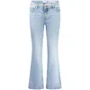 Guess Jeans Light Blue Cotton Women Jeans In Blue