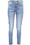 Guess Jeans Light Blue Cotton Jeans & Pant