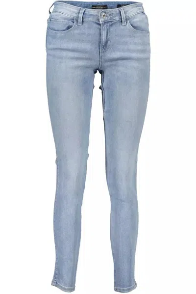 Guess Jeans Light Blue Cotton Jeans & Pant