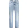 Guess Jeans Light Blue Cotton Women Jeans In Blue