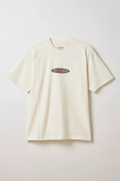 Guess Jeans Logo Graphic Tee In White, Men's At Urban Outfitters