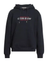 Guess Jeans Man Sweatshirt Midnight Blue Size L Cotton, Polyester