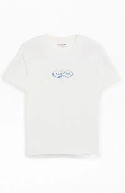 Guess Jeans Men's Classic Essential Logo T-shirt In White