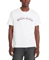 Guess Jeans Men's Cotton Collegiate Logo Crewneck T-shirt In White