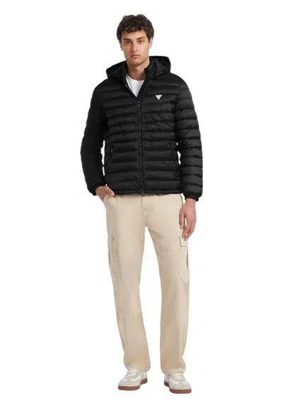 Guess Jeans Men's Jacket  Regular Fit In Black