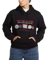 Guess Jeans Men's Logo Graphic Hoodie In Jet Black