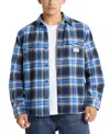 Guess Jeans Men's Pocket Plaid Shirt In Multi
