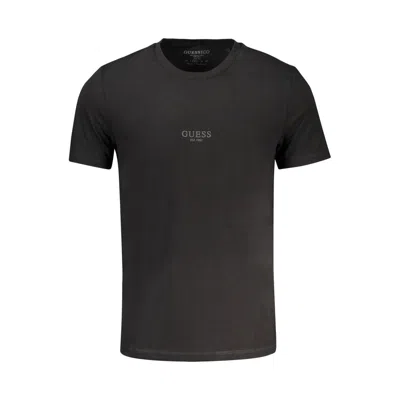 Guess Jeans Nero Cotton Men T-shirt In Black