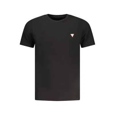 Guess Jeans Nero Cotton Mens T-shirt In Black