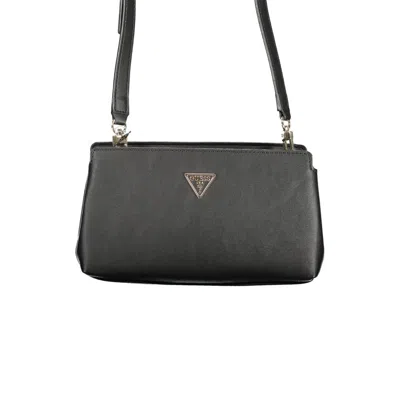 Guess Jeans Nero Poliuretano Female Shoulder Women's Bag In Black