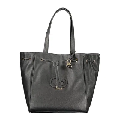 Guess Jeans Nero Poliuretano Women Handbag In Black