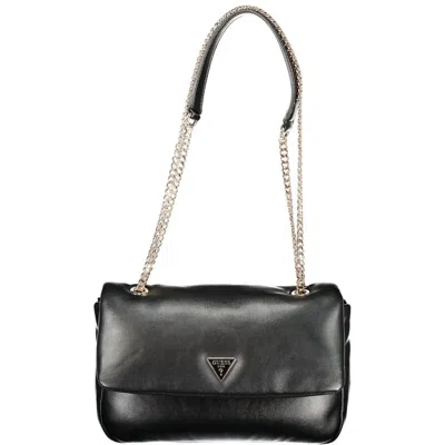 Guess Jeans Nero Poliuretano Women Handbag In Black