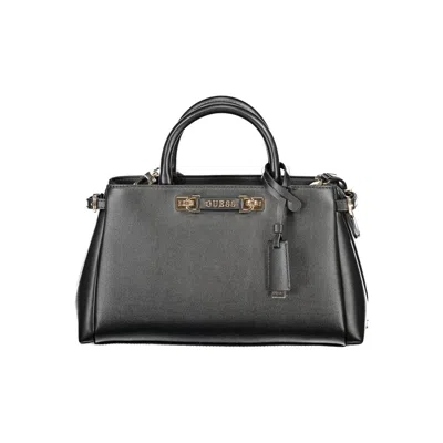 Guess Jeans Nero Poliuretano Women Handbag In Black