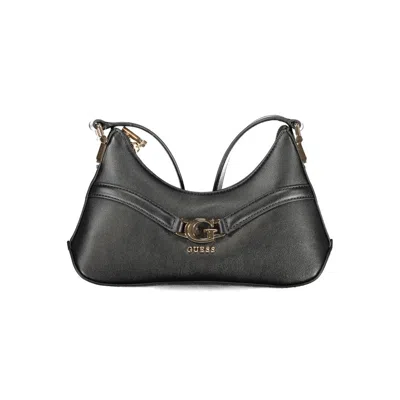 Guess Jeans Nero Poliuretano Women Shoulder Women's Bag In Black