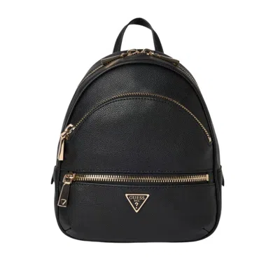 Guess Jeans Nero Poliuretano Women Women's Backpack In Black