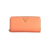 Guess Jeans Orange Polyethylene Wallet In Orange