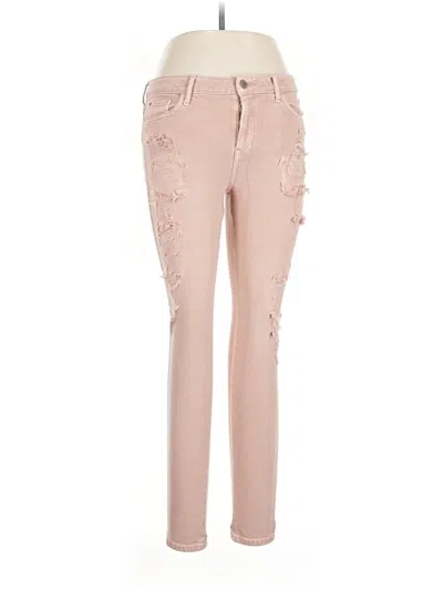 Pre-owned Guess Jeans In Pink