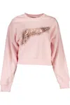 GUESS JEANS PINK COTTON SWEATER