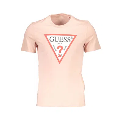 Guess Jeans Pink Cotton T-shirt