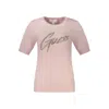 Guess Jeans Pink Viscose Women Sweater In Pink