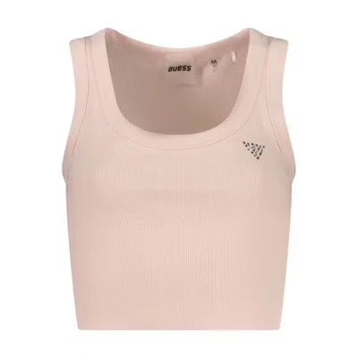 Guess Jeans Pink Viscose Women's Tank