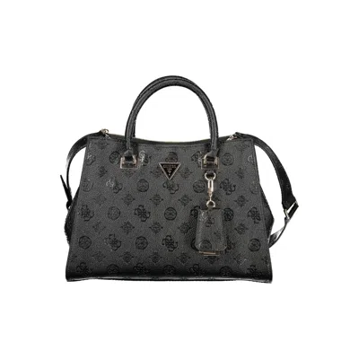 Guess Jeans Poliuretano Woman Women's Handbag In Black