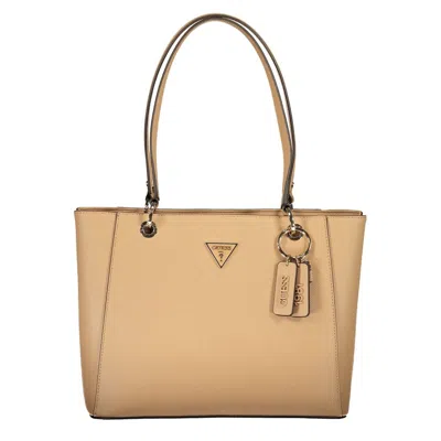 Guess Jeans Poliuretano Women's Women's Bag In Beige