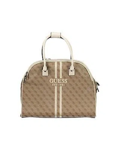 Pre-owned Guess Jeans Polyethylene Travel Handbag - Handbags - Beige -size One Size