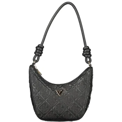 Guess Jeans Polyurethane Women Women's Handbag In Black