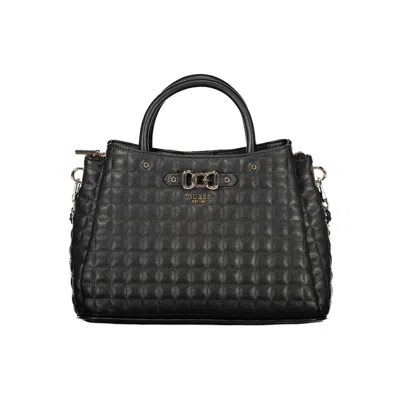 Guess Jeans Polyurethane Women Women's Handbag In Black