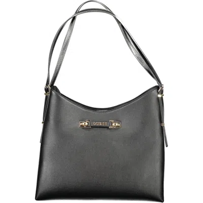Guess Jeans Polyurethane Women Women's Handbag In Black