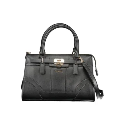 Guess Jeans Polyurethane Women Women's Handbag In Black