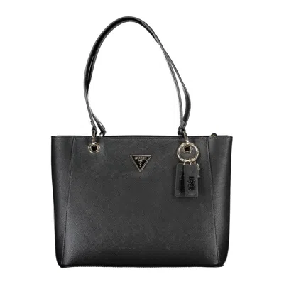 Guess Jeans Polyurethane Women Women's Handbag In Black