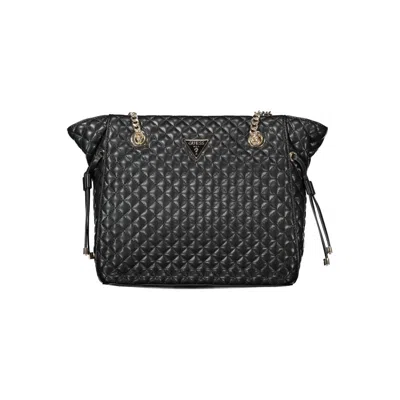 Guess Jeans Polyurethane Women Women's Handbag In Black