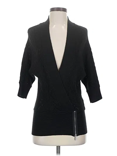 Pre-owned Guess Jeans Pullover Sweater In Black