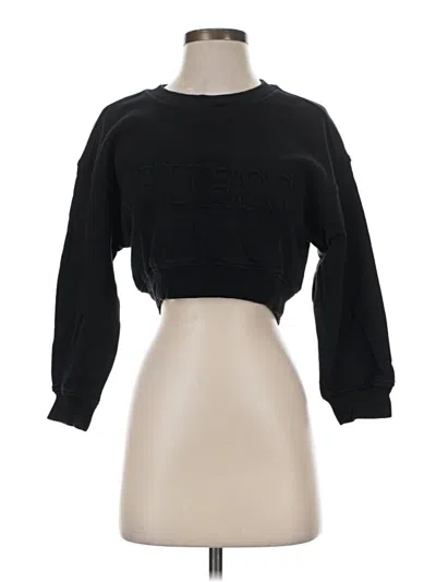 Pre-owned Guess Jeans Pullover Sweater In Black