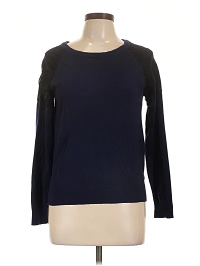 Pre-owned Guess Jeans Pullover Sweater In Blue