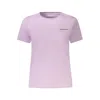 Guess Jeans Purple Cotton Tops & T-shirt In Pink