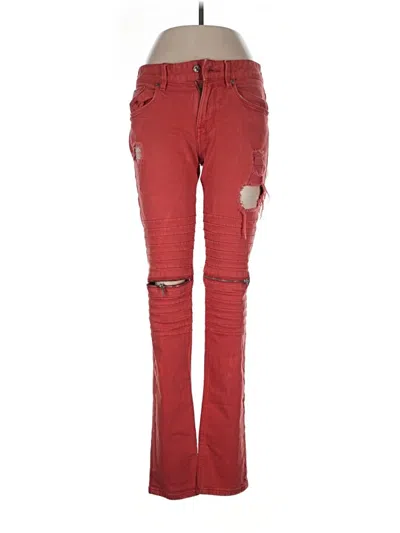 Pre-owned Guess Jeans In Red