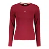 Guess Jeans Red Cotton Women T-shirt In Red
