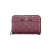 Guess Jeans Red Polyethylene Wallet In Purple
