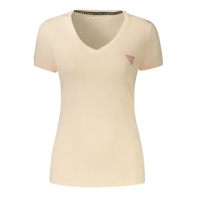 Guess Jeans Rosa Cotton Women T-shirt In Neutral